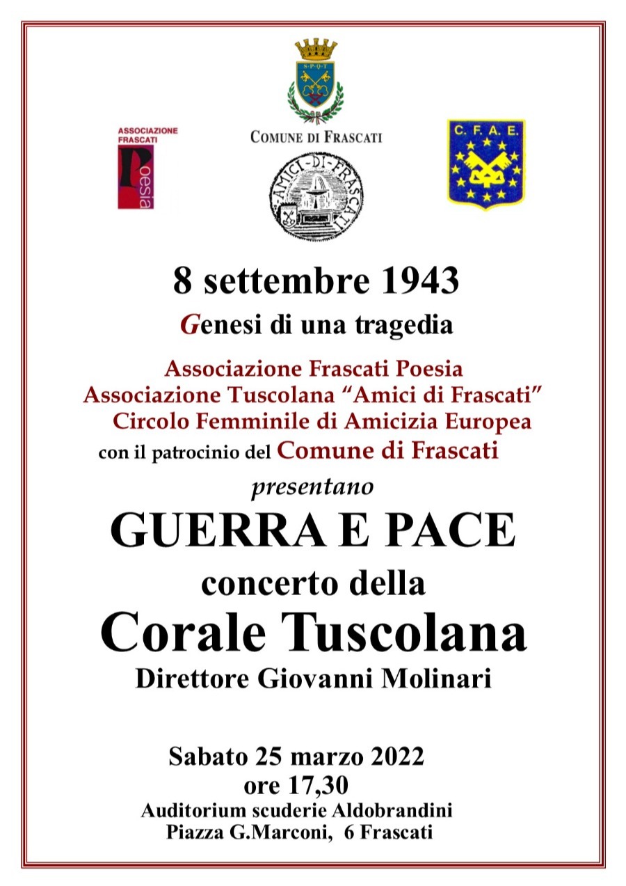 Genesi di una tragedia: Concerto Guerra e Pace