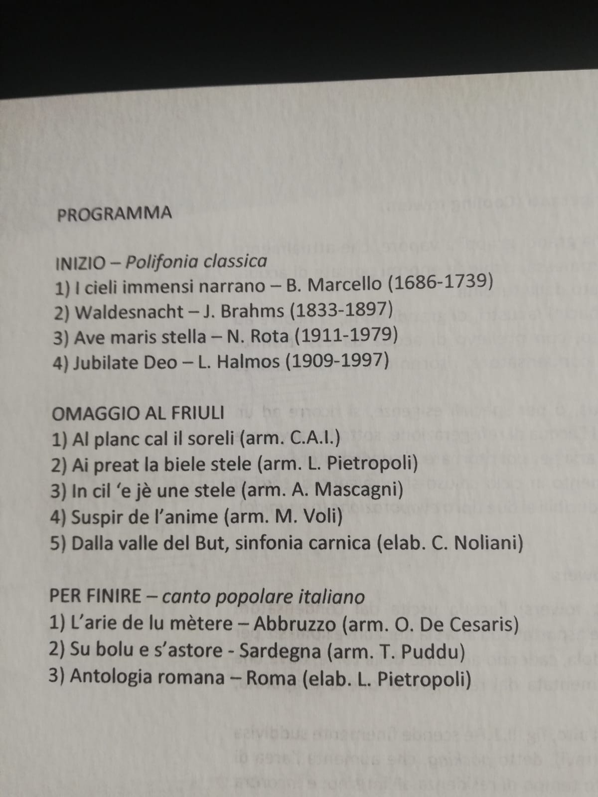 2025 concerto per il Friuli