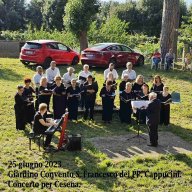 25 giugno 2023 Giardino Convento S. Francesco dei PP. Cappuccini.Concerto per Cesena della Romagna alluvionata.